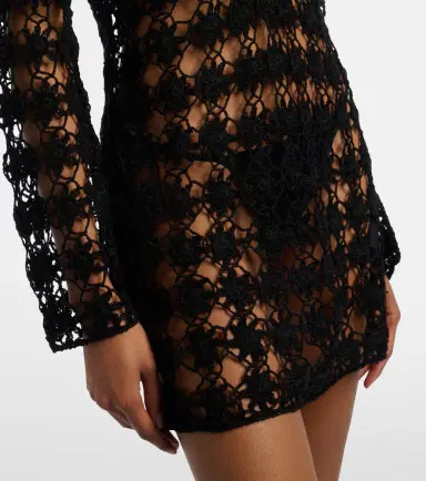 Anna Kosturova Crochet cotton minidress | Thumbnail 5