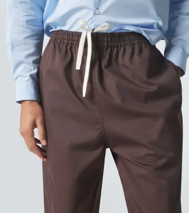 Miu Miu Cotton twill tapered pants | Thumbnail 2