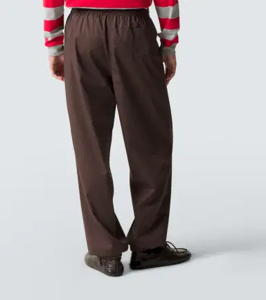 Miu Miu Cotton twill tapered pants | Thumbnail 3