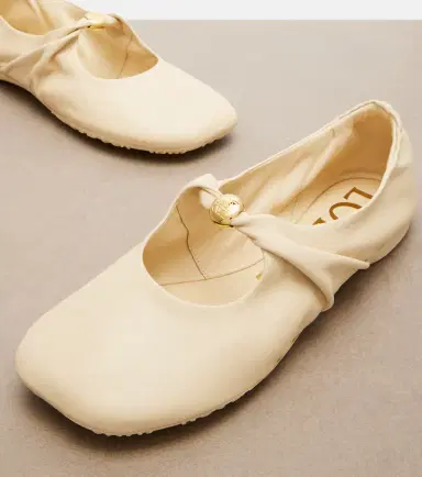 Loewe Pebble Soft leather Mary Jane flats | Thumbnail 4