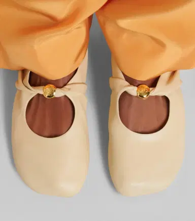 Loewe Pebble Soft leather Mary Jane flats | Thumbnail 5