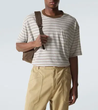 Visvim Mondo Border wool and cotton T-shirt | Thumbnail 4 Visvim Mondo Border wool and cotton T-shirt | Thumbnail 4