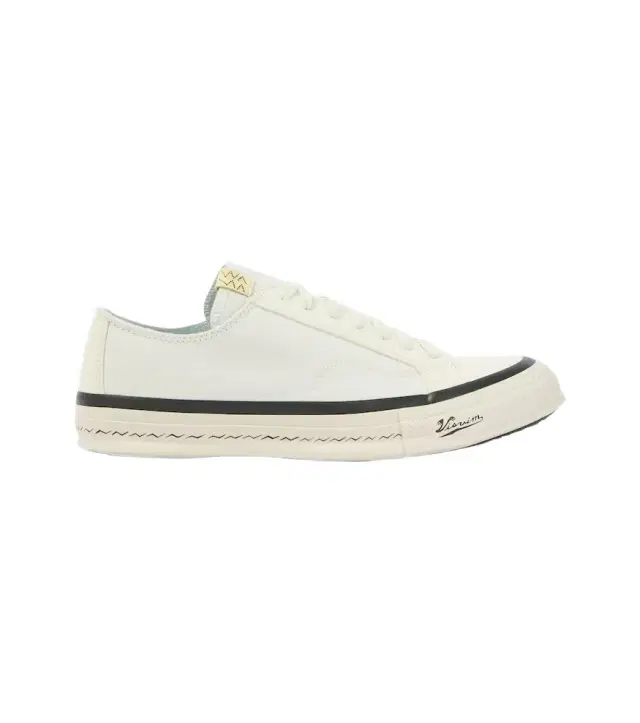 Nolan leather-trimmed canvas sneakers