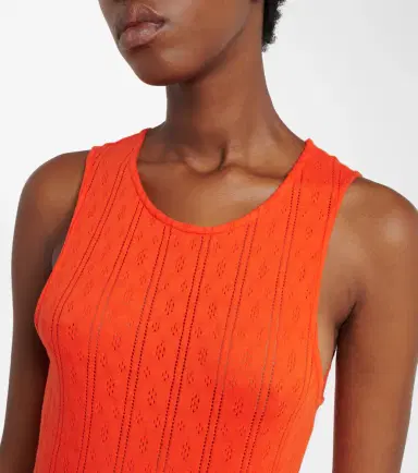 Loewe Paula's Ibiza pointelle cotton jersey maxi dress | Thumbnail 2
