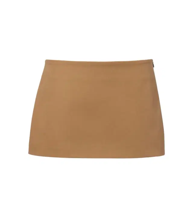 Hera cotton twill miniskirt