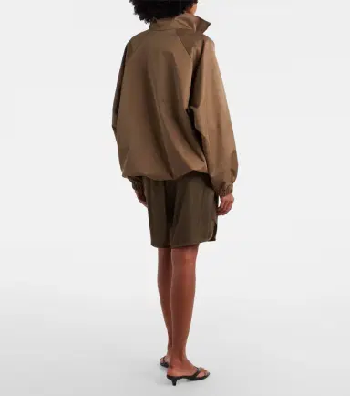 The Frankie Shop Nelis satin Bermuda shorts | Thumbnail 2