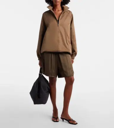 The Frankie Shop Nelis satin Bermuda shorts | Thumbnail 5