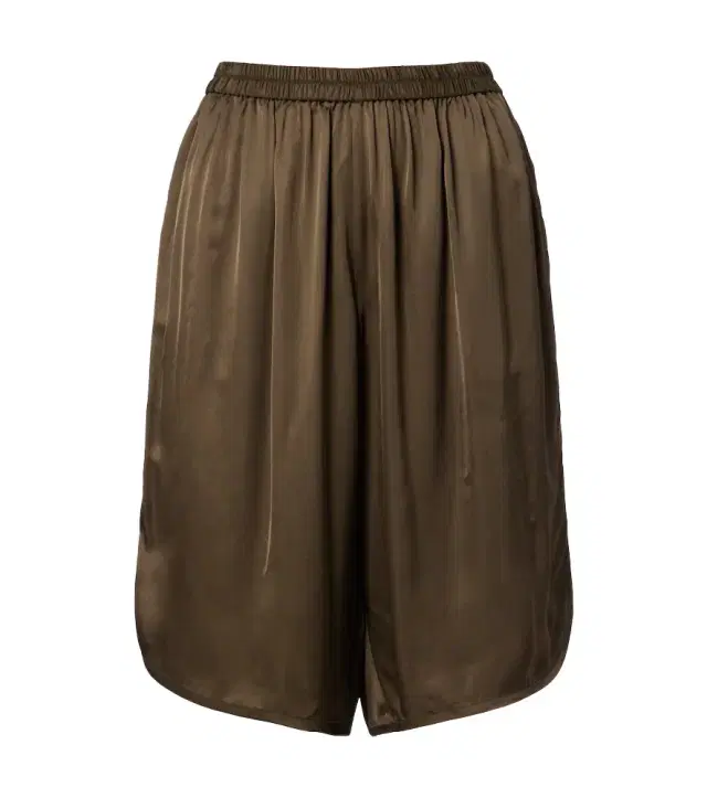 Nelis satin Bermuda shorts