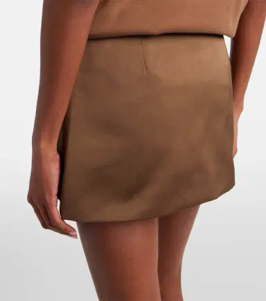 The Frankie Shop Hera satin miniskirt | Thumbnail 4 The Frankie Shop Hera satin miniskirt | Thumbnail 4