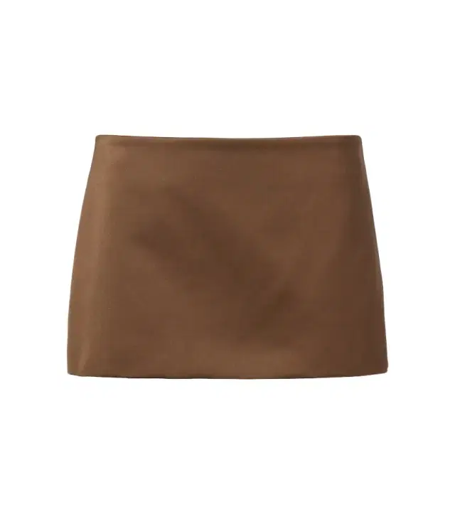 Hera satin miniskirt