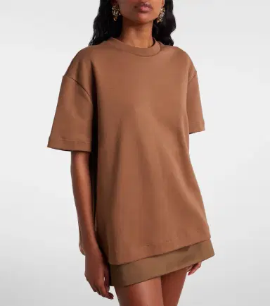 The Frankie Shop Scoob cotton-blend jersey T-shirt | Thumbnail 4