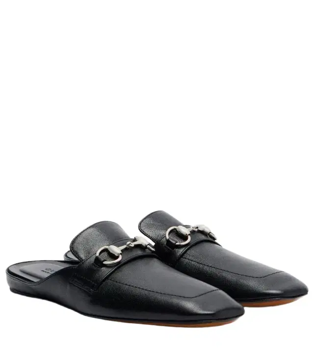 Gucci Ragazzo Horsebit leather mules