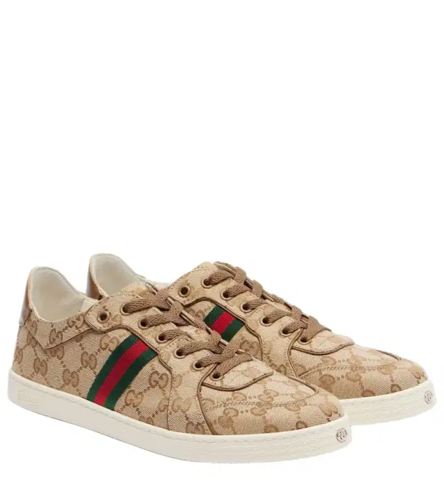 Stretch GG canvas low-top sneakers