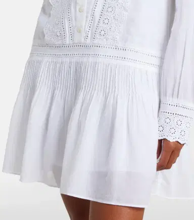 Veronica Beard Marguerite cotton-blend voile minidress | Thumbnail 2