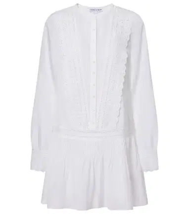 Veronica Beard Marguerite cotton-blend voile minidress | Thumbnail 1
