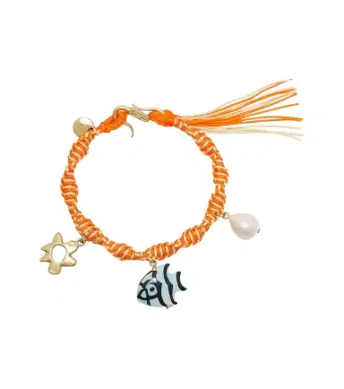 ALÉMAIS Alémais Calypso macramé charm bracelet | Thumbnail 1