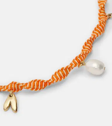 ALÉMAIS Alémais Calypso macramé charm necklace | Thumbnail 3
