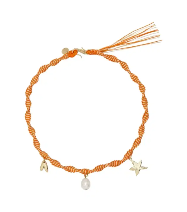 Alemais Alémais Calypso macramé charm necklace