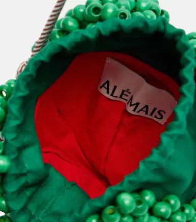 ALÉMAIS Alémais Strawberry Mini beaded crossbody bag | Thumbnail 2