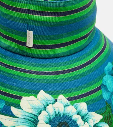 ALÉMAIS Alémais Margo printed cotton canvas sun hat | Thumbnail 2