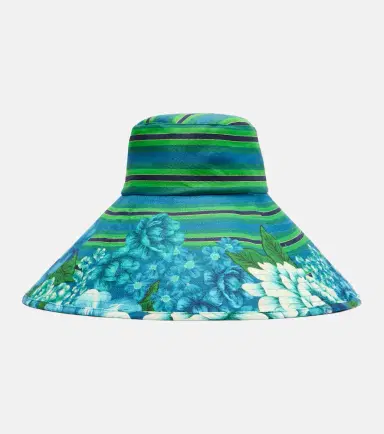 ALÉMAIS Alémais Margo printed cotton canvas sun hat | Thumbnail 3