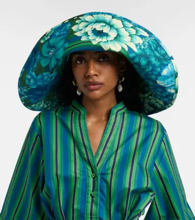 ALÉMAIS Alémais Margo printed cotton canvas sun hat | Thumbnail 4