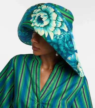 ALÉMAIS Alémais Margo printed cotton canvas sun hat | Thumbnail 5