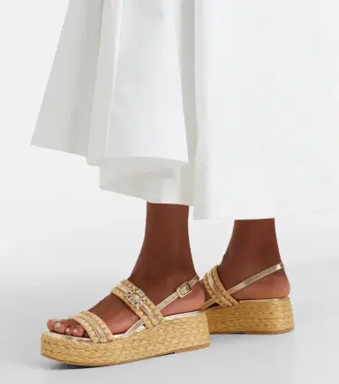 Roger Vivier Embellished platform espadrille sandals | Thumbnail 6 Roger Vivier Embellished platform espadrille sandals | Thumbnail 6