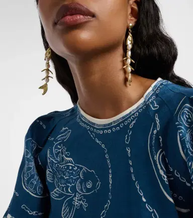 ALÉMAIS Alémais Calypso embellished drop earrings | Thumbnail 6
