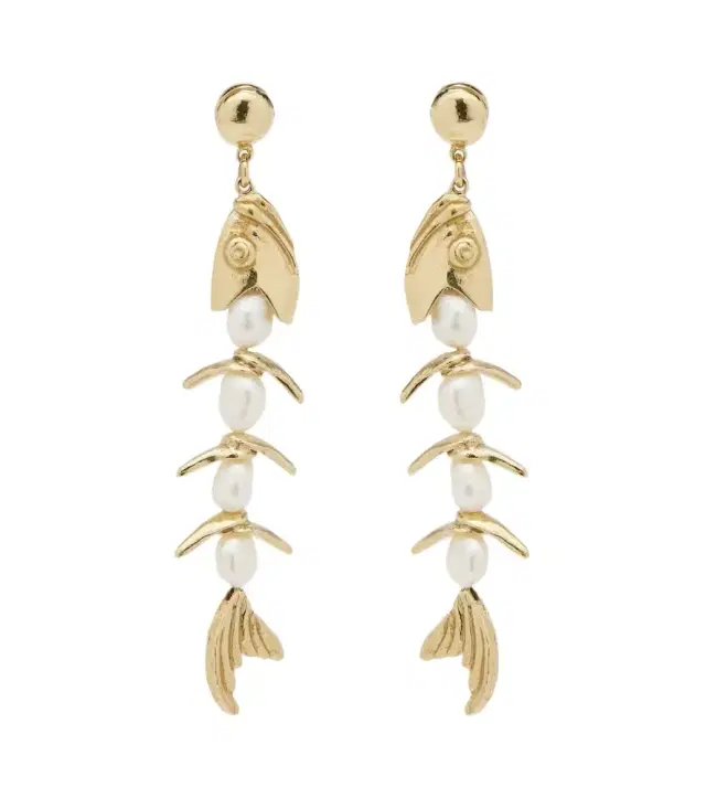 Alemais Alémais Calypso embellished drop earrings