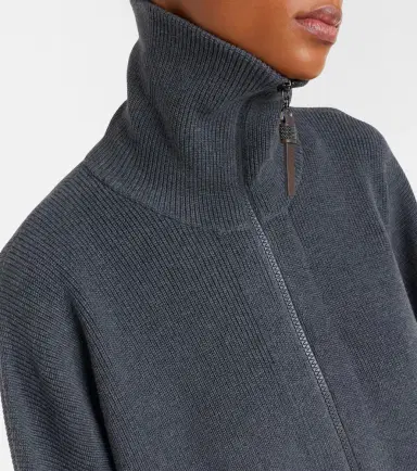 Brunello Cucinelli Cotton zip-up cardigan | Thumbnail 4 Brunello Cucinelli Cotton zip-up cardigan | Thumbnail 4