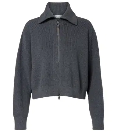 Brunello Cucinelli Cotton zip-up cardigan | Thumbnail 1 Brunello Cucinelli Cotton zip-up cardigan | Thumbnail 1