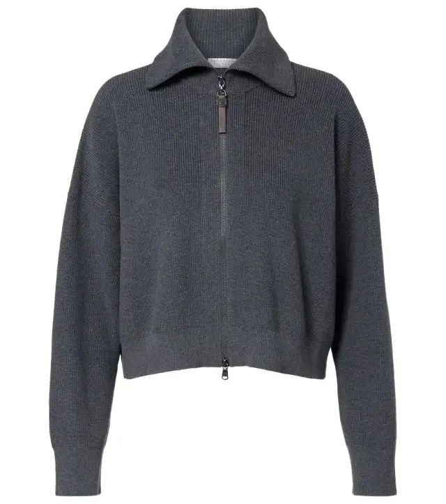 Brunello Cucinelli Cotton zip-up cardigan