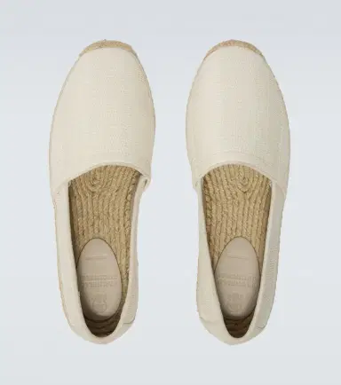 Brunello Cucinelli Suede-trimmed woven espadrilles | Thumbnail 6