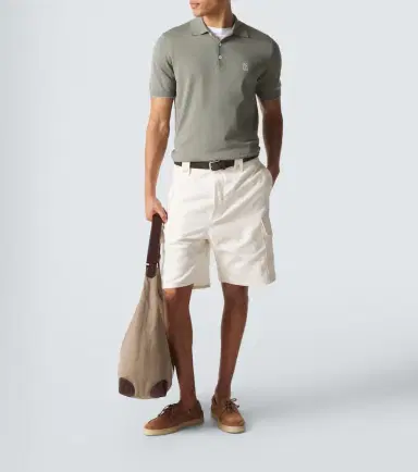 Brunello Cucinelli Logo cotton piqué polo shirt | Thumbnail 4 Brunello Cucinelli Logo cotton piqué polo shirt | Thumbnail 4