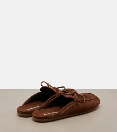 Miu Miu Suede mules | Thumbnail 3