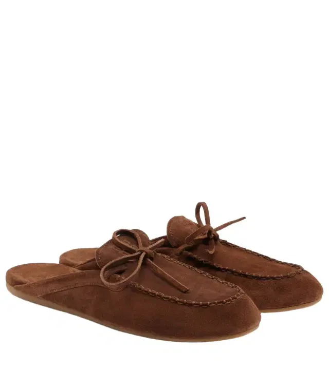 Suede mules