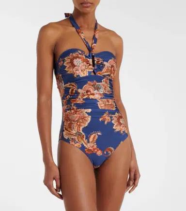 Zimmermann Aster printed halterneck swimsuit | Thumbnail 4 Zimmermann Aster printed halterneck swimsuit | Thumbnail 4