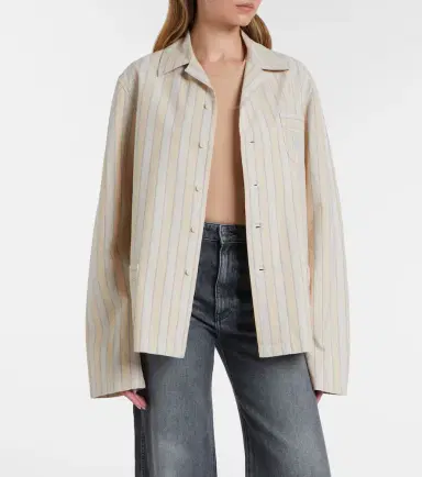 Maison Margiela Striped cotton shirt | Thumbnail 6