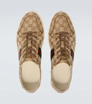 Gucci Stretch GG canvas low-top sneakers | Thumbnail 3 Gucci Stretch GG canvas low-top sneakers | Thumbnail 3