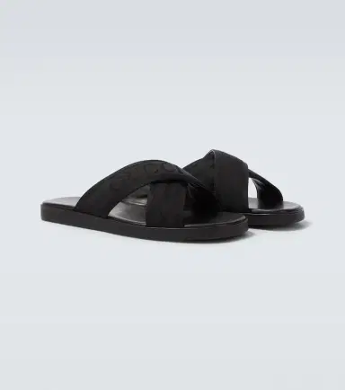 Gucci Logo jacquard sandals | Thumbnail 3 Gucci Logo jacquard sandals | Thumbnail 3