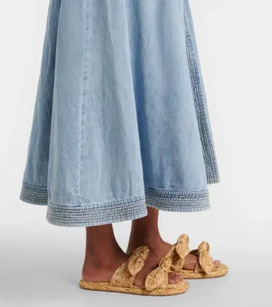 Zimmermann Indra denim wrap dress | Thumbnail 5