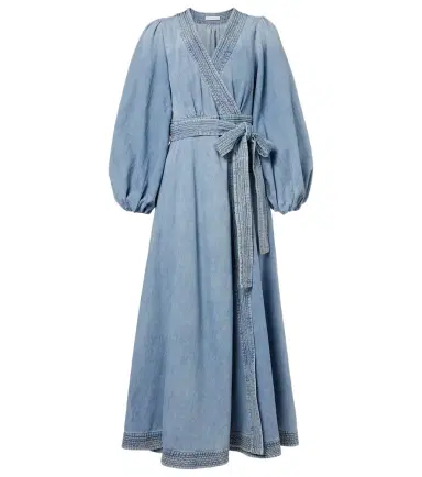 Zimmermann Indra denim wrap dress | Thumbnail 1