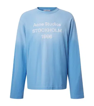 Acne Studios Distressed cotton-blend jersey T-shirt | Thumbnail 1