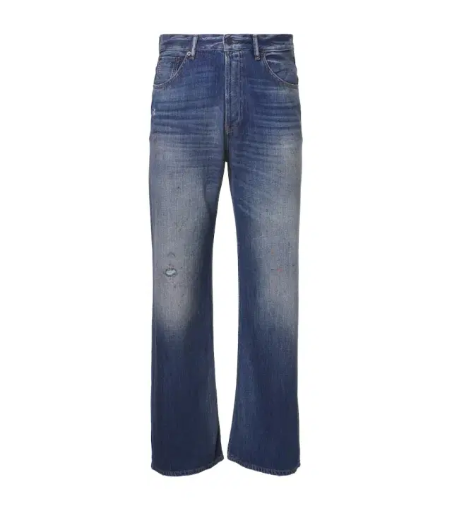 Acne Studios 2021 distressed wide-leg jeans