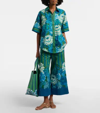 ALÉMAIS Alémais Margo oversized printed cotton shirt | Thumbnail 4