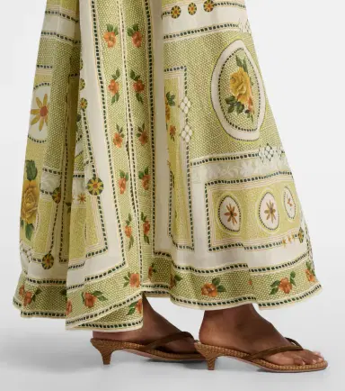 ALÉMAIS Alémais Dixie belted printed ramie shirt dress | Thumbnail 2 ALÉMAIS Alémais Dixie belted printed ramie shirt dress | Thumbnail 2