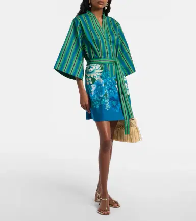 ALÉMAIS Alémais Margo belted printed cotton shirt dress | Thumbnail 2
