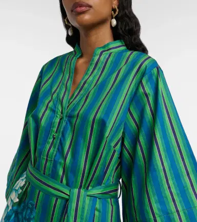 ALÉMAIS Alémais Margo belted printed cotton shirt dress | Thumbnail 4