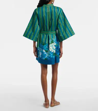 ALÉMAIS Alémais Margo belted printed cotton shirt dress | Thumbnail 5